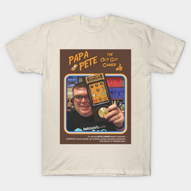 Papa Pete - Box Art Design T-Shirt by PapaPete